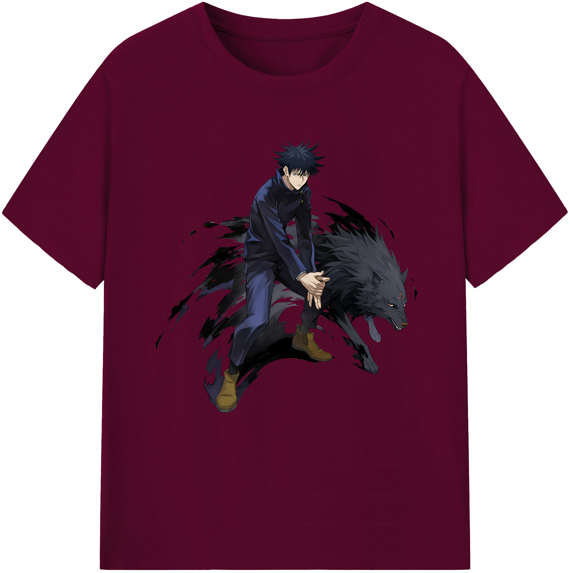 （画像用） 呪術廻戦 Jujutsu Kaisen レディースカジュアルプリントTシャツ（綿100％）